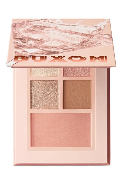 buXom Straight Up, paletă de farduri de pleoape, 5 nuanțe, 6,5 g
