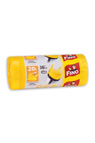 Fino HD 20 L yellow garbage bags 30 pieces/roll