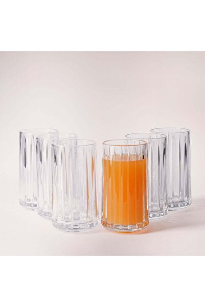 LA MESA 6 pcs ribbed highball