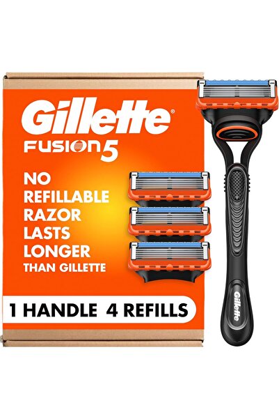 Gillette Fusion 5 Men's Razor + 4 Refill Blades