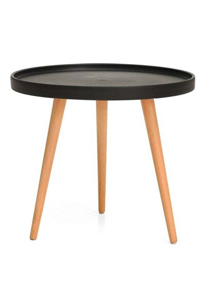 Generic Wooden Coffee Table Black / Beige