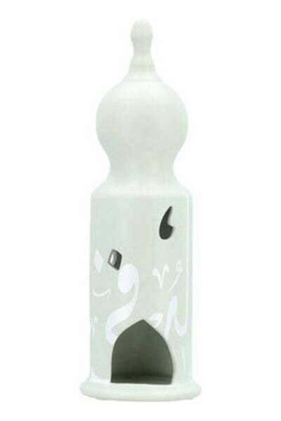 Generic Candle Holder White 10x10x30cm