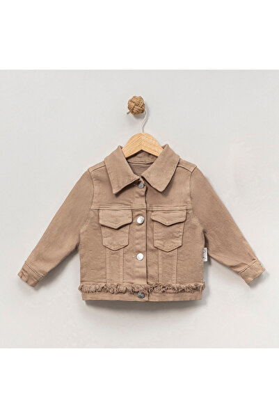 Overdo Colorful Raw Jacket for Girls Aged 1-4 Years