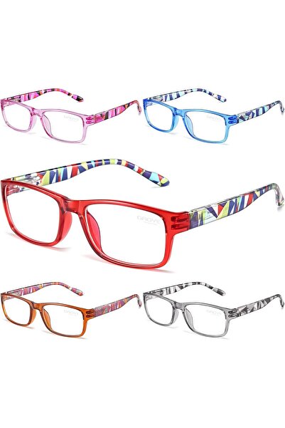 Gaoye Blue Light Blocking Reading Glasses - 5 Pack