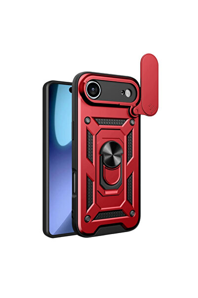 eco port iPhone 17 Air Pars Silicone with Lens Ring - Red