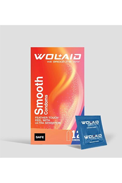WOLAID واقيات ذكرية ناعمة، 12 واقي ذكري