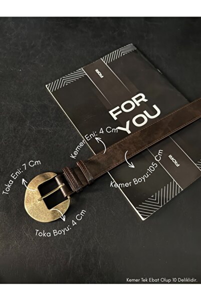 Fiori Curea de pantaloni pentru femei cu cataramă ovală din piele artificială...