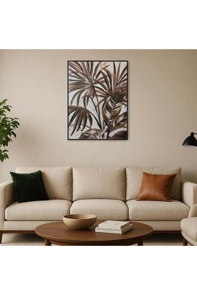 homez Wall Art Framed Plants Canvas 90*120cm