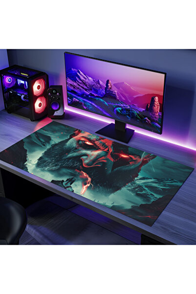 PATRON Halı MU_216 Bilgisayar Mause Pad Kaymaz Pvc Deri Taban , A Kalite Ürün