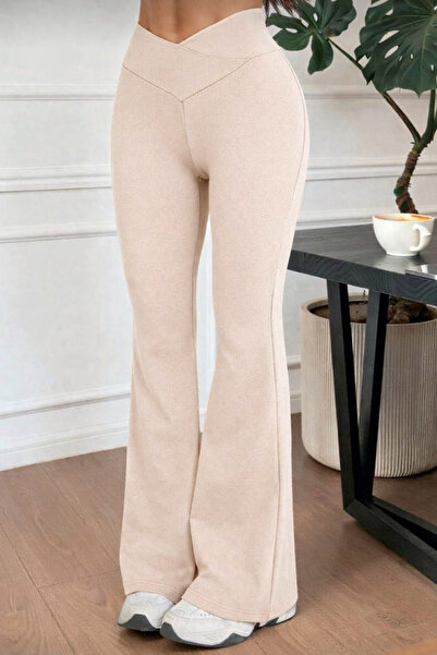 Gofeel Toparlayıcı Fit Yüksek Bel Bol Paça Kadın Tayt