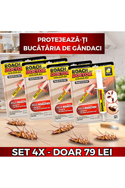 NO BRAND Set of 4 x Syringe type insecticide, cockroach solution