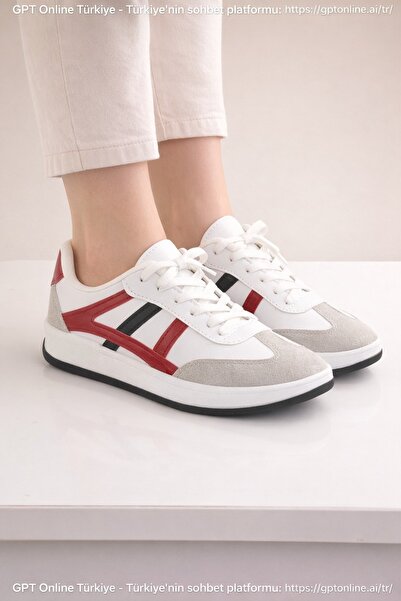 Peta Unisex Casual Sneakers with Lace-Up Stripe Detail