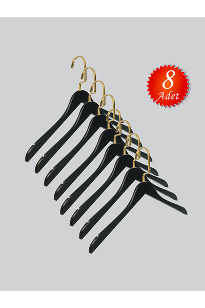 NYN Drveni M001-C (ZLATNI KUKA LAMA) Vešalica za košulje, majice, bluze, halj...