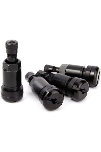 Rema Set profesional de valve din metal negru, 4 piese