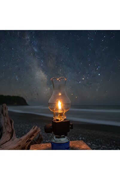 gaman Taşınabilir Cam Fanuslu Gazlı Kamp Lambası - Kamp, Piknik, Balıkçılık İ...