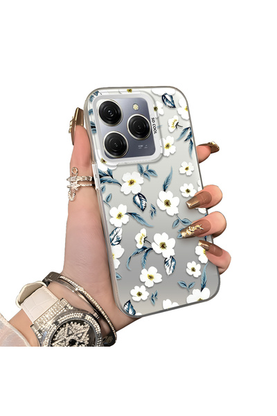ucuc Tecno Spark 20 Pro 4G/5G Compatible Hard Acrylic Back Silicone Edge Lens...