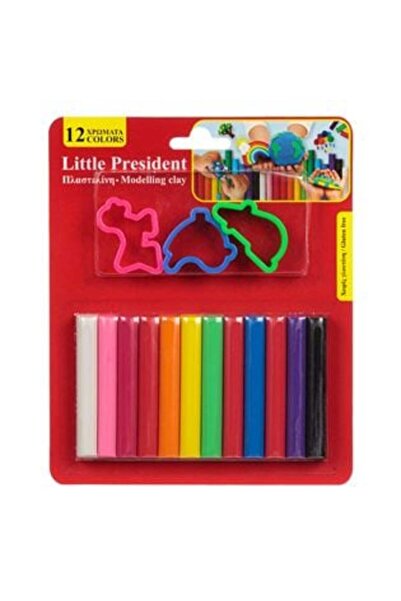 SHOPIENS Set de plastilină 12 culori și forme diferite - 15 bucăți