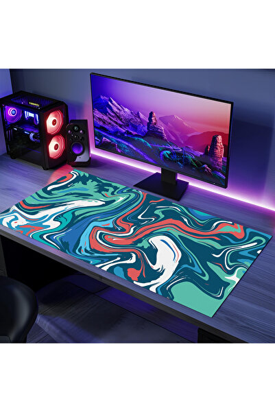 PATRON Halı MU_213 Bilgisayar Mause Pad Kaymaz Pvc Deri Taban , A Kalite Ürün