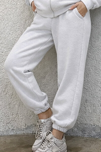 YAKAMEL Women's 3 Thread Basic Loose Fit Casual Sweatpants