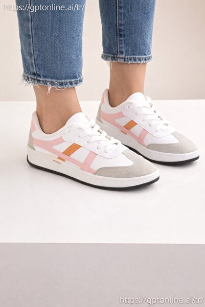 Peta Unisex Casual Sneakers with Lace-Up Stripe Detail