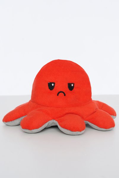 Pufu Toys وسادة أخطبوط لطيفة تغير الوجه