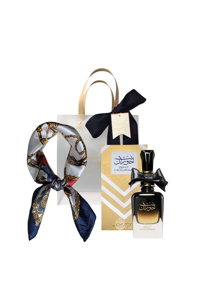 ARD AL ZAAFARAN Bint Hooran Set, Eau de Parfum, Women, 100 ml + Satin Scarf +...