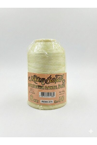 Altınbaşak Altın Başak Polyester Dantel Ipliği 6kat 100 Gr NO:50 RENK NO:375 ...