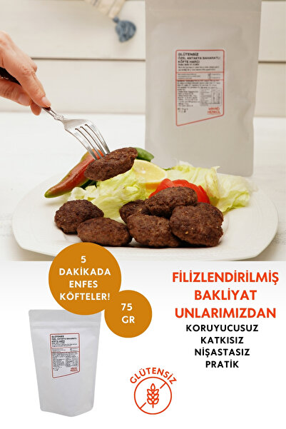 Mikro Herküller Glutensiz Özel Antakya Baharatlı Köfte Harcı 75 gr/Filizlendi...