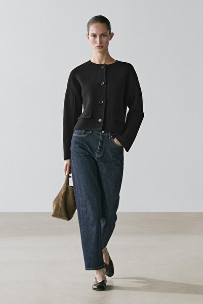 Massimo Dutti Pamuklu triko hırka