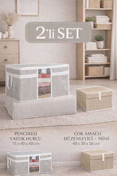 PONÇİK BEBEK Jastuk & Organizator za odeću - Višenamenski organizator Mini ve...