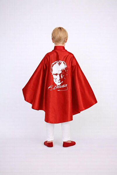 NACAR STORE 23 Nisan 19 Mayıs 29 Ekim Kız Erkek Atatürk Baskılı Pelerin Göste...