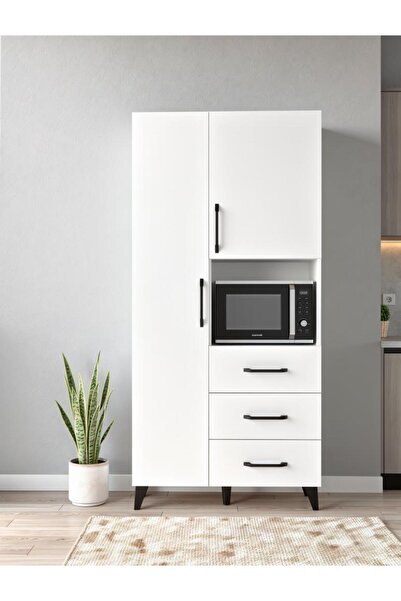 KuzeyLife Elite Beyaz Mutfak Dolabı