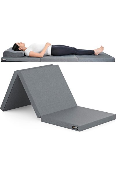 FOVERA مرتبة إسفنجية ثلاثية الطي - (190 × 71 × 6.4 سم)