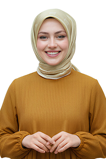 levamor eşarp şal LEVAMOR Kadın İpek ve Bambu Karışımlı Kristal Eşarp Taş