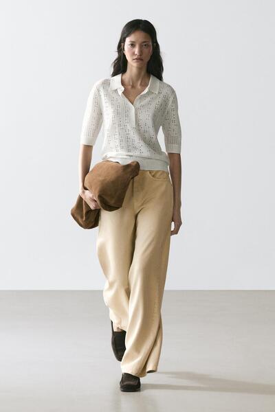 Massimo Dutti Polo yaka triko kazak