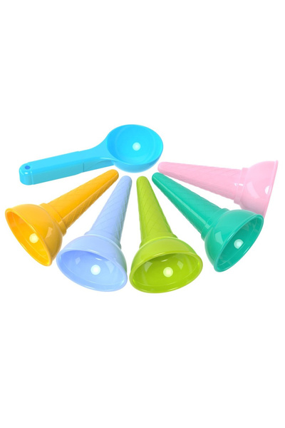 Three top online Set of Colorful Ice Cream Cone Sand Molds