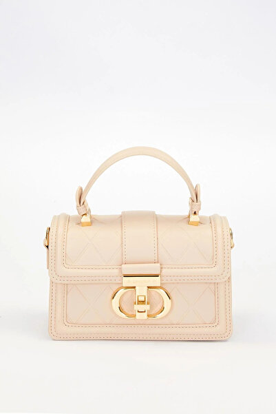 Levidor 930423 Women's Diamond Pattern Detail Hand & Shoulder Bag