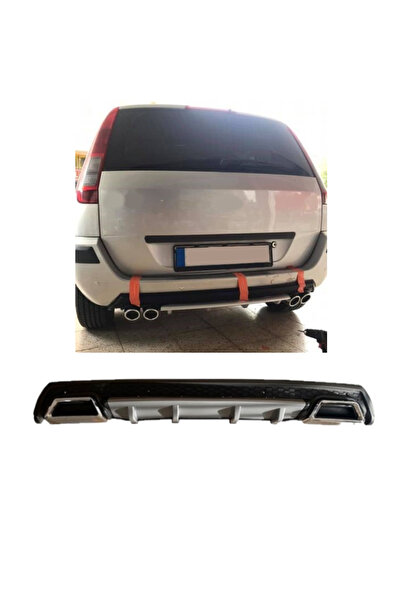 OTO H.İ.T. FORD FUSION 1 UYUMLU BODY KİT DİFÜZÖR 2 ÇIKIŞ KARE GRİ MODEL 3