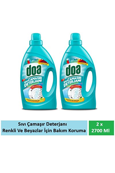 Doa Sıvı Çamaşır Deterjanı Renkliler Ve Beyazlar Bakım Ve Koruma 2 X 2700 Ml