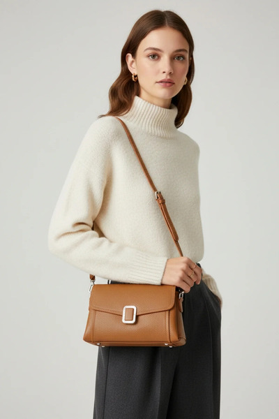 Walkenzo 80732 Women's Multi-Compartment Hand & Shoulder Bag