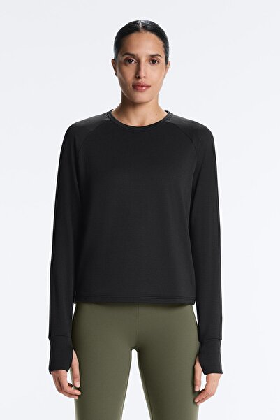 Oysho Uzun kollu teknik T-shirt