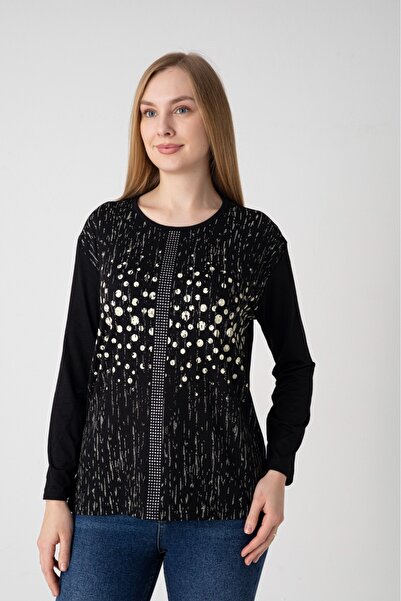 Orly More Viscose Fabric Mini Slit Long Sleeve Printed Mother's Combed Cotton...