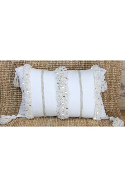 Bohemart Morocco Pillow Punch Handmade Linen Throw Pillow Without Filling Design