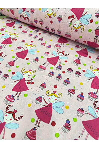 EDA HOME TEKSTİL Desenli Akfil Poplin Kumaş 1 Metre Nevresimlik Yastıklık Çarşaflık Kumaş(100x140cm)