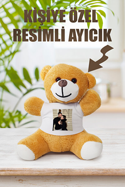 KRC HEDİYELİK Kişiye özel Fotoğraflı Ayıcık