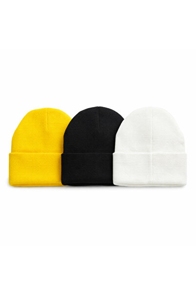 Saria Moda 3 Colors Basic Knitwear Beanie