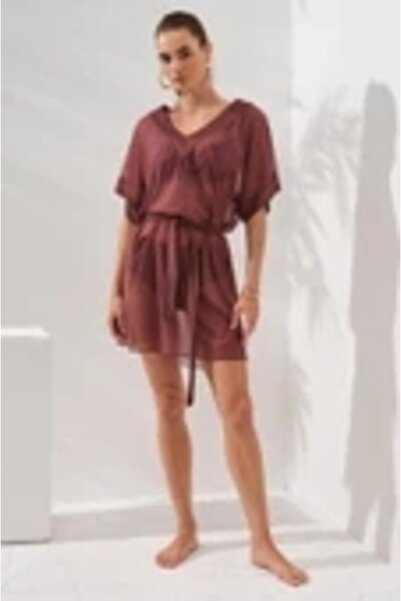 Pierre Cardin GENESİS V TUNİK PAREO-Toffee