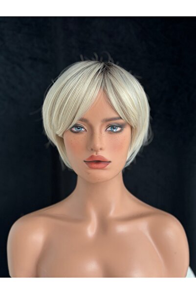 REMY HAİR Röfleli Kısa Küt Peruk