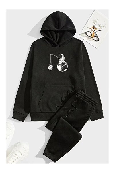 LAYORA Street Style Tracksuit Set – Top and Bottom, Oversize, Trendy