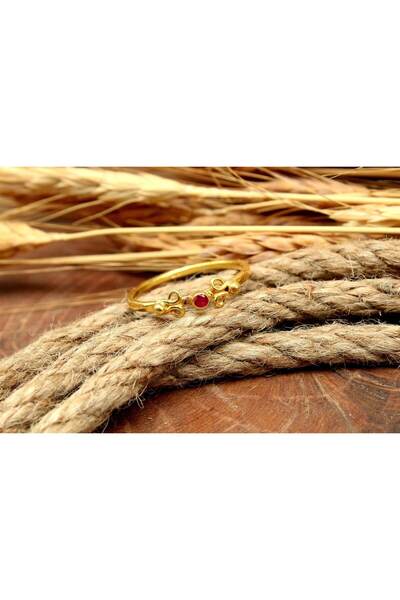 alpsilverart 925 Ayar Gümüş Yakut Taşlı Yüzük | El İşi Otantik Kadınlar İçin ...